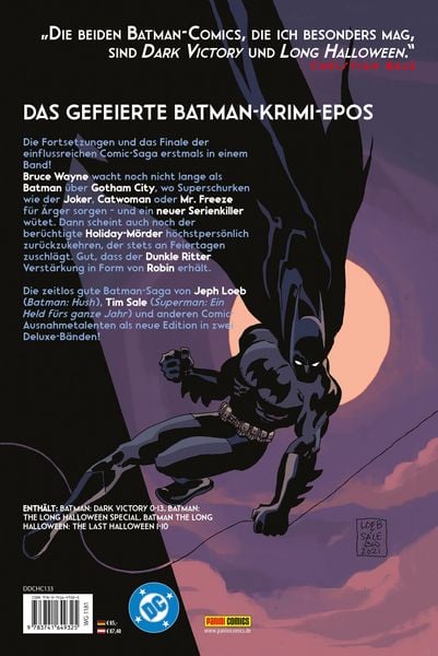 Produktbild: Batman: Das lange Halloween - Die komplette Saga (Deluxe Edition)