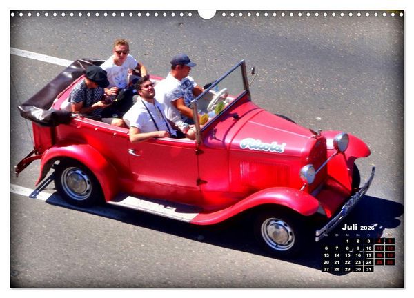 Produktbild: Pink Lady - Ford Modell A in Havanna (Wandkalender 2026 DIN A3 quer), CALVENDO Monatskalender
