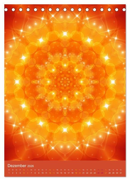 Produktbild: Lichtvolle Mandalas (Tischkalender 2026 DIN A5 hoch), CALVENDO Monatskalender