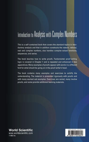 Produktbild: Introduction To Analysis with Complex Numbers