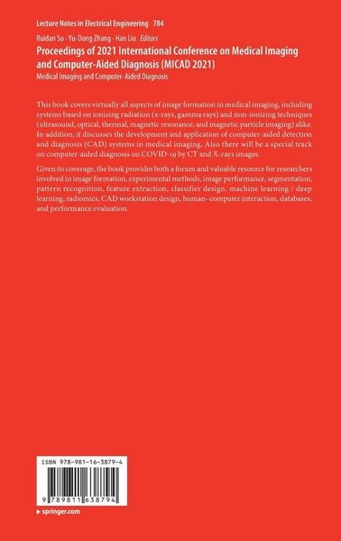Produktbild: Proceedings of 2021 International Conference on Medical Imaging and Computer-Aided Diagnosis (MICAD 2021)