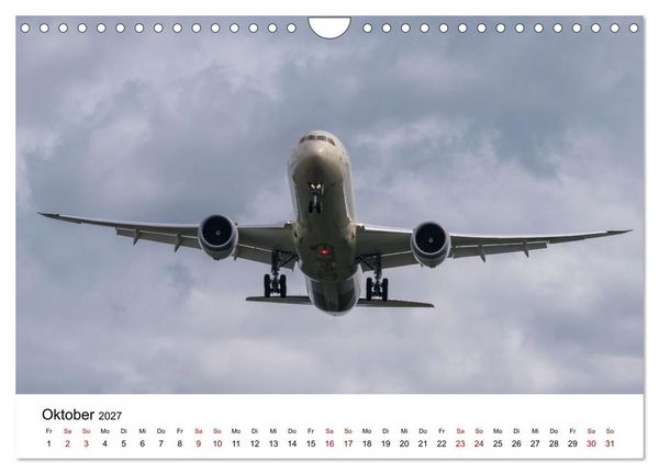 Produktbild: Boeing 787 Kalender (Wandkalender 2027 DIN A4 quer), CALVENDO Monatskalender