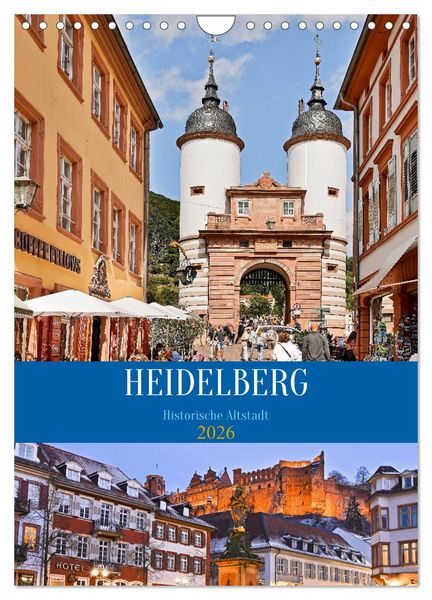 Produktbild: Heidelberg - Historische Altstadt (Wandkalender 2026 DIN A4 hoch), CALVENDO Monatskalender