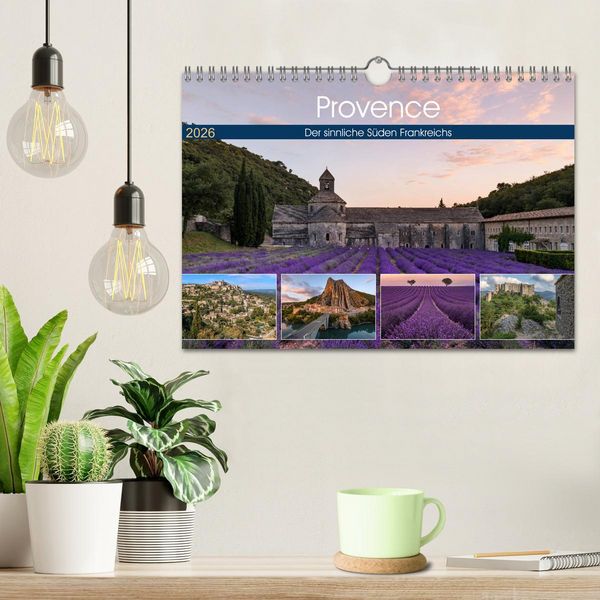 Produktbild: Provence, der sinnliche S&uuml;den Frankreichs (Wandkalender 2026 DIN A4 quer), CALVENDO Monatskalender