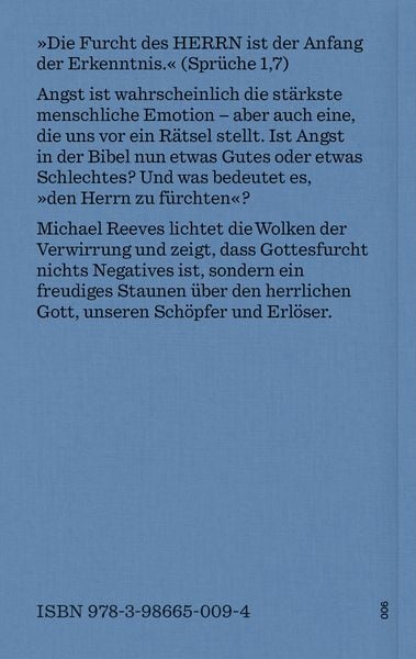 Produktbild: Gottesfurcht