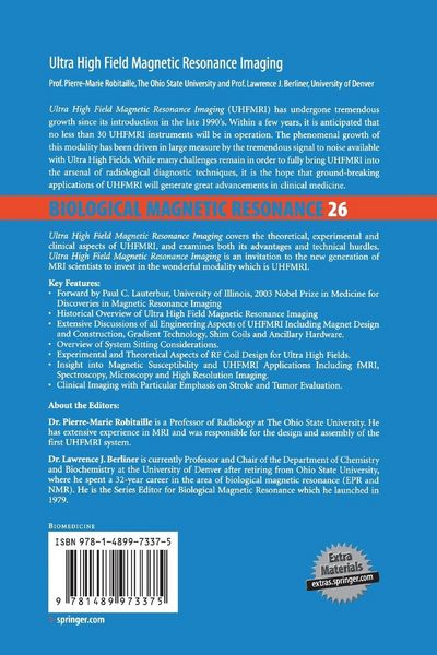 Produktbild: Ultra High Field Magnetic Resonance Imaging