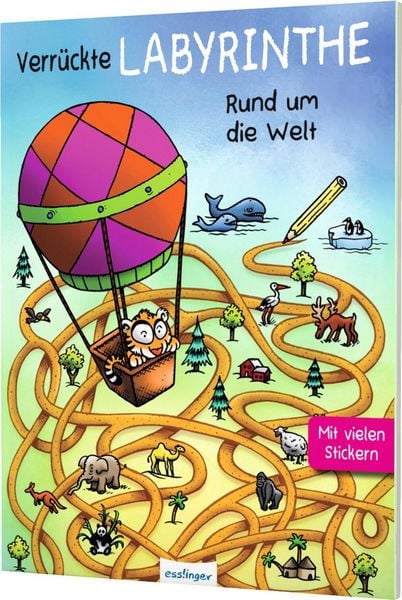 Verrückte Labyrinthe, Taschenbuch von Larissa Speer, Esslinger in der Thienemann-Esslinger Verlag GmbH, 9783480235377