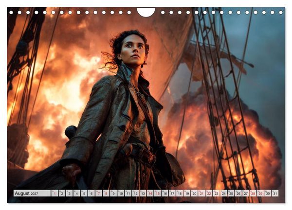 Produktbild: Piraten - Legenden der sieben Meere (Wandkalender 2027 DIN A4 quer), CALVENDO Monatskalender