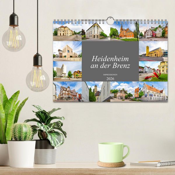 Produktbild: Heidenheim an der Brenz Impressionen (Wandkalender 2026 DIN A4 quer), CALVENDO Monatskalender