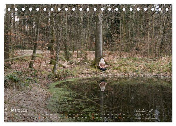 Produktbild: HAIKU AM TEICH (Tischkalender 2026 DIN A5 quer), CALVENDO Monatskalender
