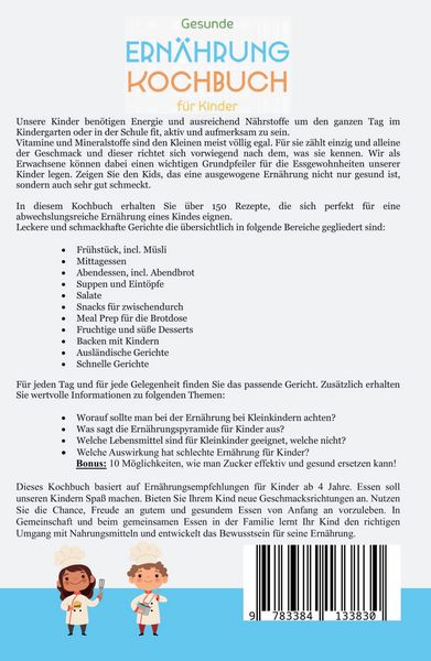 Produktbild: Kochbuch f&uuml;r Kinder! Gesundes Essen, das Kinder lieben werden.