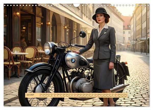 Produktbild: Lack und Leinwand &ndash; Motorr&auml;der (Wandkalender 2027 DIN A3 quer), CALVENDO Monatskalender