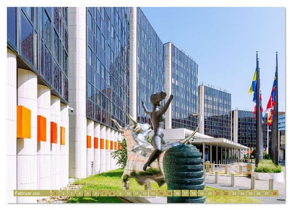 Produktbild: Strasbourg. Europa trifft Elsass: Architektur und Atmosph&auml;re (Tischkalender 2026 DIN A5 quer), CALVENDO Monatskalender