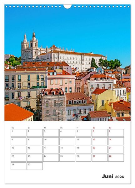 Produktbild: Lissabon - ein Traumreiseziel (Wandkalender 2026 DIN A3 hoch), CALVENDO Monatskalender