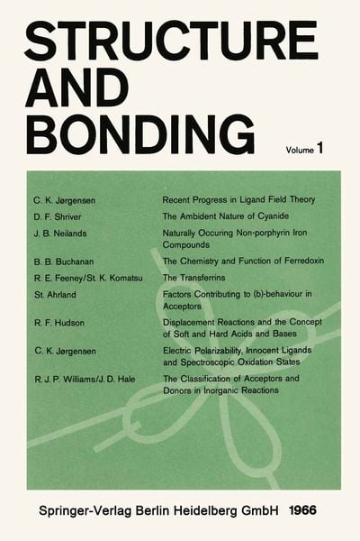 Produktbild: Structure and Bonding