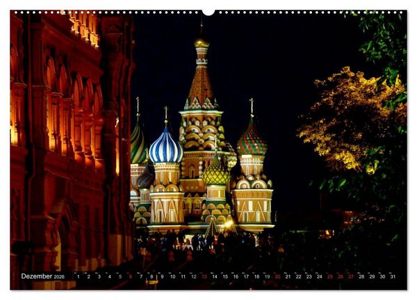 Produktbild: Weltmetropole Moskau (Wandkalender 2026 DIN A2 quer), CALVENDO Monatskalender