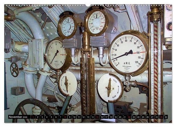 Produktbild: U-Boote - Milit&auml;rische Unget&uuml;me (hochwertiger Premium Wandkalender 2026 DIN A2 quer), Kunstdruck in Hochglanz