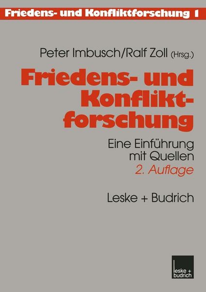 Produktbild: Friedens- und Konfliktforschung