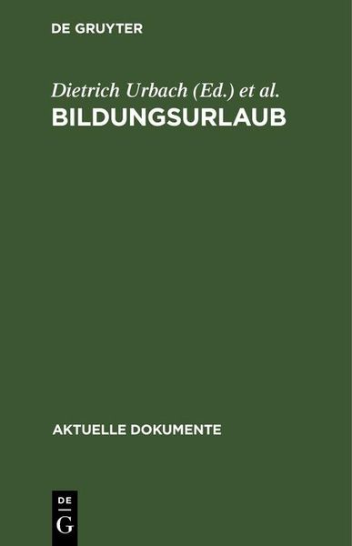 Produktbild: Bildungsurlaub