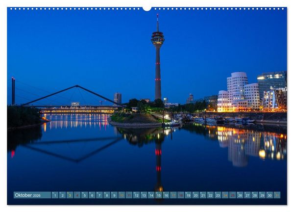 Produktbild: RIVERSIDE BLUES - Abends am Fluss (Wandkalender 2026 DIN A2 quer), CALVENDO Monatskalender