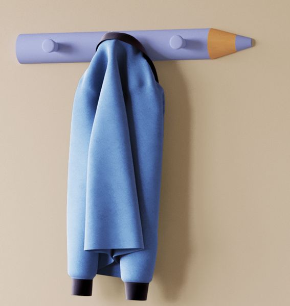 Produktbild: Holz Haken Wandpaneel Flur Garderobe Stifto