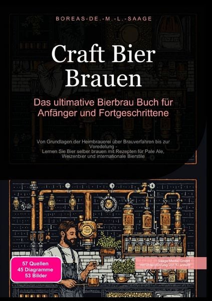 Produktbild: Bierbrauen (DE) / Craft Bier Brauen: Das ultimative Bierbrau Buch f&uuml;r Anf&auml;nger und Fortgeschrittene