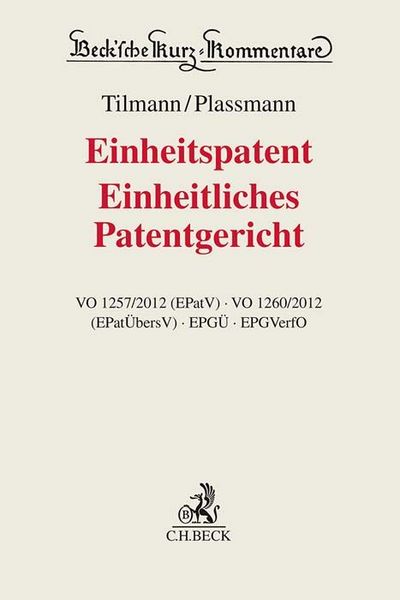 Produktbild: Einheitspatent, Einheitliches Patentgericht