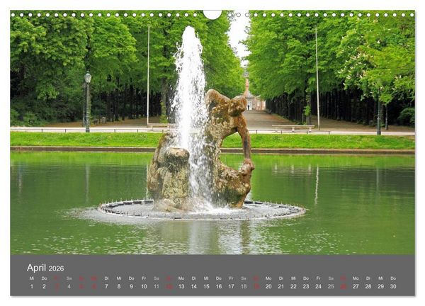 Produktbild: Grosse Brunnen und Wasserspiele in D&uuml;sseldorf (Wandkalender 2026 DIN A3 quer), CALVENDO Monatskalender