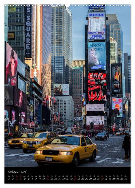 Produktbild: New York City (hochwertiger Premium Wandkalender 2026 DIN A2 hoch), Kunstdruck in Hochglanz