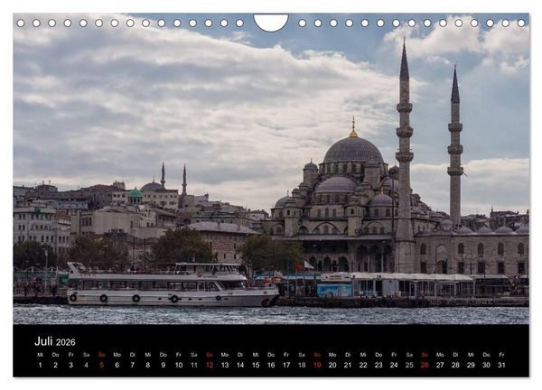 Produktbild: Unterwegs in Istanbul (Wandkalender 2026 DIN A4 quer), CALVENDO Monatskalender