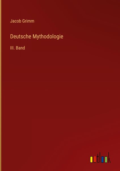 Produktbild: Deutsche Mythodologie