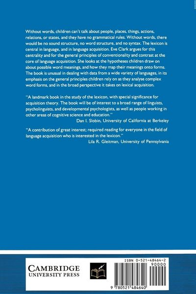 Produktbild: The Lexicon in Acquisition