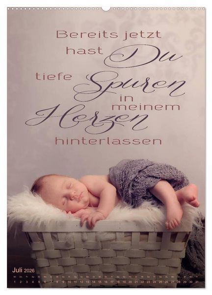 Produktbild: Babys - Die Liebe des Lebens (hochwertiger Premium Wandkalender 2026 DIN A2 hoch), Kunstdruck in Hochglanz