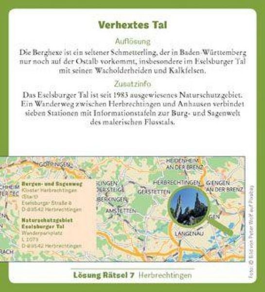 Produktbild: Schw&auml;bische Alb - 50 R&auml;tsel mit Ausflugstipps