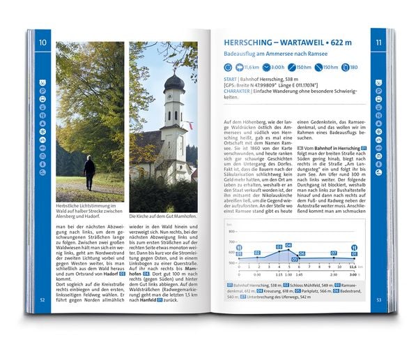 Produktbild: KOMPASS Wanderf&uuml;hrer Pfaffenwinkel, F&uuml;nfseenland, Starnberger See, Ammersee, 60 Touren