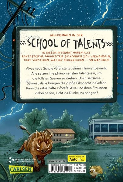 Produktbild: School of Talents 2: Zweite Stunde: Stromausfall!