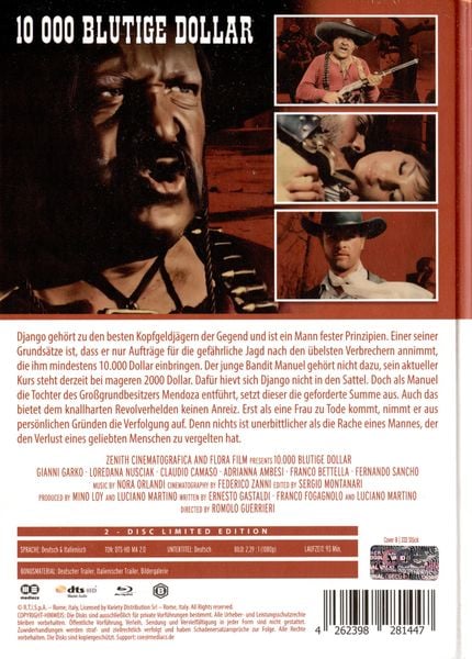 Produktbild: 10.000 blutige Dollar - Mediabook - Cover B - Limited Edition (Blu-ray+DVD)