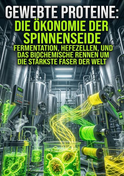 Produktbild: Gewebte Proteine: Die &Ouml;konomie der k&uuml;nstlichen Spinnenseide