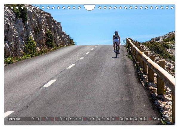 Produktbild: Mallorca: Die sch&ouml;nsten Landschaften f&uuml;r Rennradfahrer (Wandkalender 2026 DIN A4 quer), CALVENDO Monatskalender