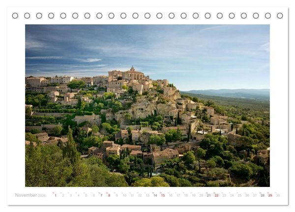 Produktbild: Streifzug durch die Provence (Tischkalender 2026 DIN A5 quer), CALVENDO Monatskalender