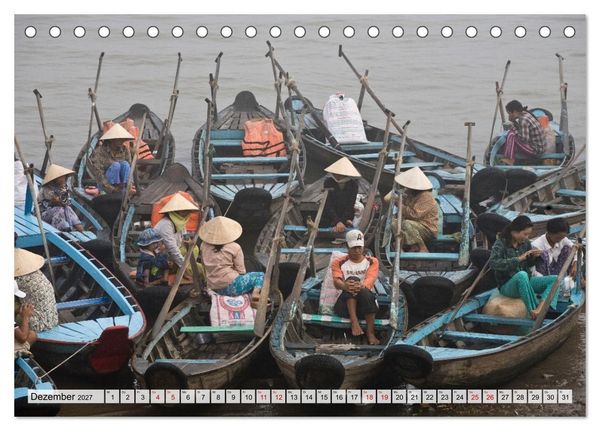 Produktbild: Vietnam - Momente einer Reise (Tischkalender 2027 DIN A5 quer), CALVENDO Monatskalender