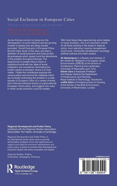 Produktbild: Social Exclusion in European Cities