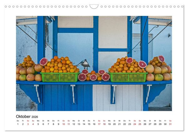 Produktbild: Marokko - Farbenfrohe M&auml;rkte (Wandkalender 2026 DIN A3 quer), CALVENDO Monatskalender