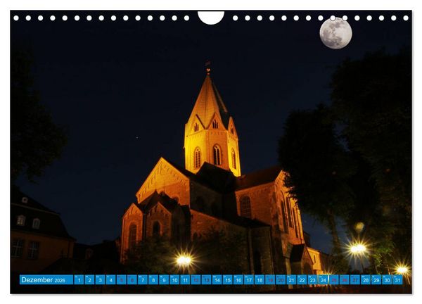 Produktbild: Essen Lichter der Nacht (Wandkalender 2026 DIN A4 quer), CALVENDO Monatskalender