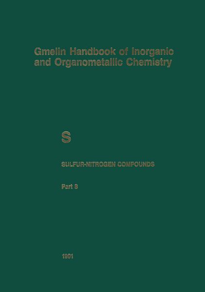 Produktbild: S Sulfur-Nitrogen Compounds