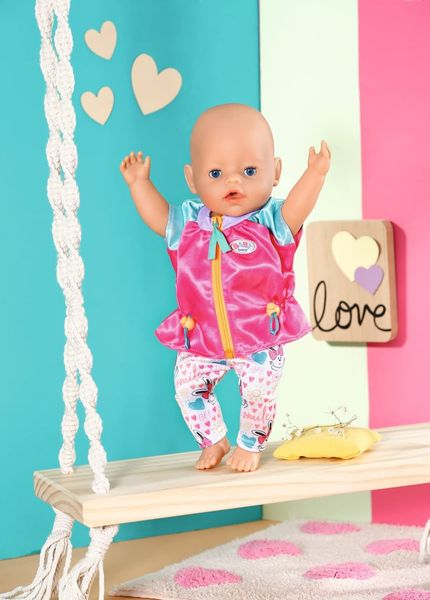 Zapf Creation Puppenkleidung BABY born Freizeitanzug pink 43cm