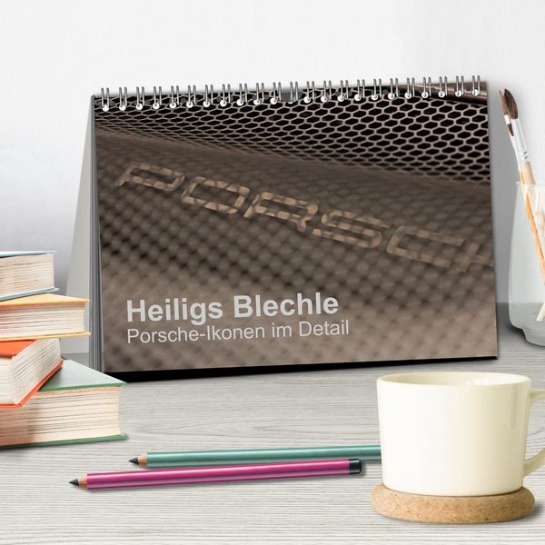 Produktbild: Heiligs Blechle - Porsche-Ikonen im Detail (Tischkalender 2026 DIN A5 quer), CALVENDO Monatskalender