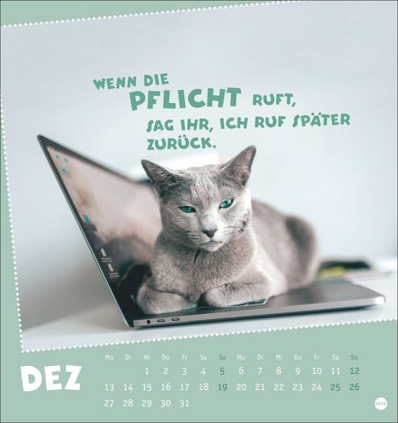 Produktbild: Mach mal Pause Postkartenkalender 2027 - F&uuml;r das Arbeitstier in dir