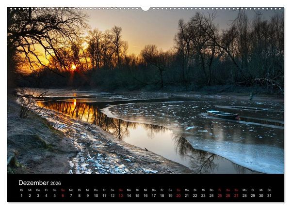 Produktbild: Mannheimer Waldpark (Wandkalender 2026 DIN A2 quer), CALVENDO Monatskalender