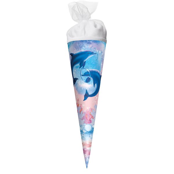Produktbild: Motivschult&uuml;te 50cm, Delfine
